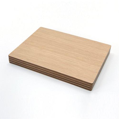 4 Placemats Oak Veneer simply tabletop