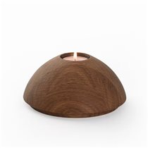 Wooden Candle Holder Dome Large