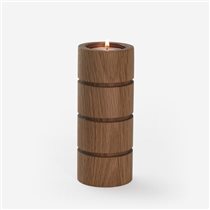 Wooden Candle Holder Solar Oak Large