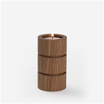 Wooden Candle Holder Solar Oak Medium