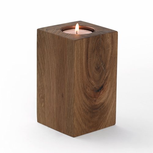 Block X Large Block Candle Holders simply tabletop